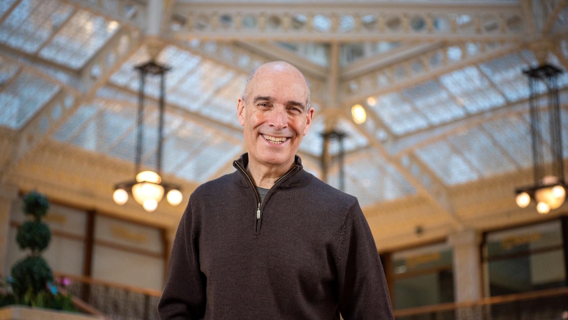 Geoffrey Baer in the Rookery in Chicago